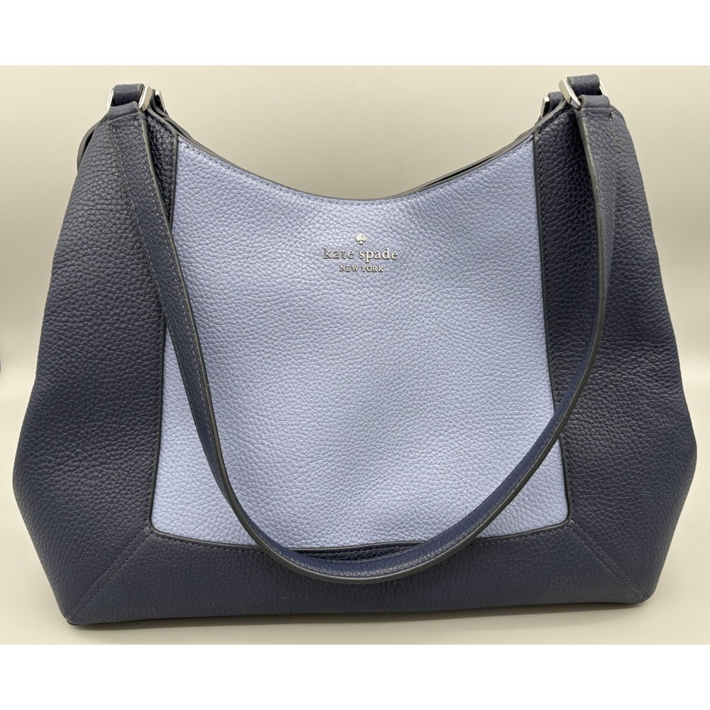 Kate Spade NY Crossbody Bag Lena Colorblock Parisian Navy Blue Women's Purse